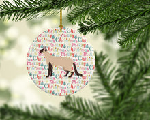 Load image into Gallery viewer, Colorpoint Longhair #3 Cat Christmas Ceramic Ornament