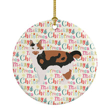 Load image into Gallery viewer, Cymric #2 Cat Christmas Ceramic Ornament