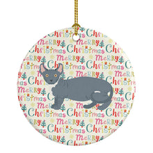 Load image into Gallery viewer, Dwelf #2 Cat Christmas Ceramic Ornament