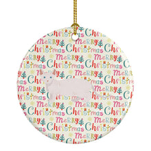 Load image into Gallery viewer, Dwelf #3 Cat Christmas Ceramic Ornament
