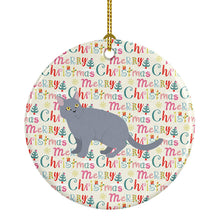 Load image into Gallery viewer, European Shorthair #3 Cat Christmas Ceramic Ornament