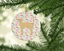 Load image into Gallery viewer, German Rex #2 Cat Christmas Ceramic Ornament