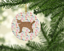 Load image into Gallery viewer, Highlander Lynx #3 Cat Christmas Ceramic Ornament