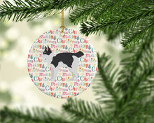 Load image into Gallery viewer, Japanese Bobtail Cat Christmas Ceramic Ornament