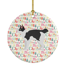 Load image into Gallery viewer, Japanese Bobtail Cat Christmas Ceramic Ornament