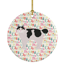 Load image into Gallery viewer, Kurilian Bobtail #2 Cat Christmas Ceramic Ornament