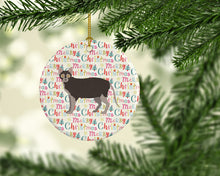 Load image into Gallery viewer, Lykoi #1 Cat Christmas Ceramic Ornament