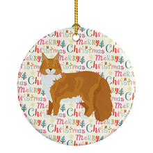 Load image into Gallery viewer, Maine Coon #1 Cat Christmas Ceramic Ornament