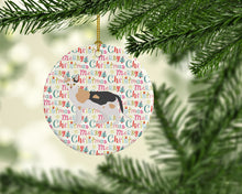 Load image into Gallery viewer, Malayan #1 Cat Christmas Ceramic Ornament