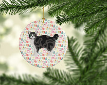 Load image into Gallery viewer, Manx #1 Cat Christmas Ceramic Ornament