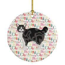 Load image into Gallery viewer, Manx #1 Cat Christmas Ceramic Ornament