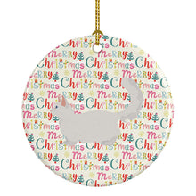 Load image into Gallery viewer, Munchkin #2 Cat Christmas Ceramic Ornament