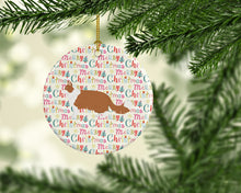 Load image into Gallery viewer, Norwegian Forest #2 Cat Christmas Ceramic Ornament