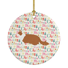 Load image into Gallery viewer, Norwegian Forest #2 Cat Christmas Ceramic Ornament