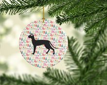 Load image into Gallery viewer, Oriental Shorthair #1 Cat Christmas Ceramic Ornament