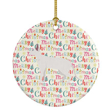 Load image into Gallery viewer, Peterbald #1 Cat Christmas Ceramic Ornament
