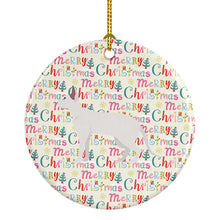 Load image into Gallery viewer, Peterbald #2 Cat Christmas Ceramic Ornament