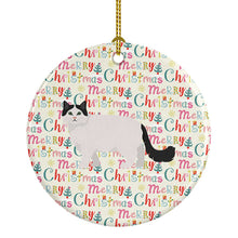 Load image into Gallery viewer, Ragamuffin #1 Cat Christmas Ceramic Ornament