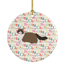 Load image into Gallery viewer, Ragdoll #1 Cat Christmas Ceramic Ornament