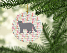 Load image into Gallery viewer, Scottish Fold #1 Cat Christmas Ceramic Ornament