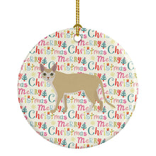 Load image into Gallery viewer, Singapura Cat Christmas Ceramic Ornament
