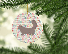 Load image into Gallery viewer, Skookum #2 Cat Christmas Ceramic Ornament