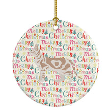 Load image into Gallery viewer, Sokoke #2 Cat Christmas Ceramic Ornament