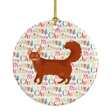 Load image into Gallery viewer, Somali Cat Christmas Ceramic Ornament