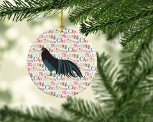 Load image into Gallery viewer, Sumatra Chicken Christmas Ceramic Ornament