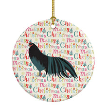 Load image into Gallery viewer, Sumatra Chicken Christmas Ceramic Ornament