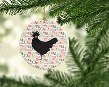 Load image into Gallery viewer, Polish Poland Chicken Christmas Ceramic Ornament