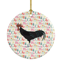 Load image into Gallery viewer, Minorca Ctalalan Chicken Christmas Ceramic Ornament