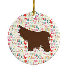 Load image into Gallery viewer, Poitou Poiteuin Donkey Christmas Ceramic Ornament