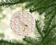 Load image into Gallery viewer, West Harlequin Duck Christmas Ceramic Ornament