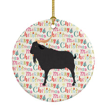 Load image into Gallery viewer, Verata Goat Christmas Ceramic Ornament