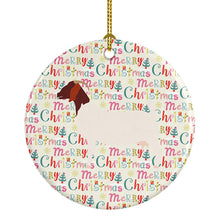 Load image into Gallery viewer, Boer Goat Christmas Ceramic Ornament