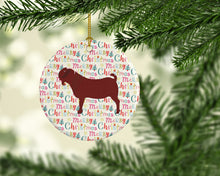 Load image into Gallery viewer, Kalahari Red Goat Christmas Ceramic Ornament