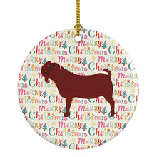 Load image into Gallery viewer, Kalahari Red Goat Christmas Ceramic Ornament