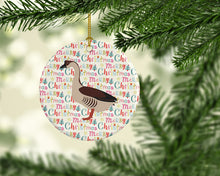 Load image into Gallery viewer, Chinese Goose Christmas Ceramic Ornament