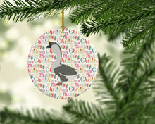 Load image into Gallery viewer, African Goose Christmas Ceramic Ornament