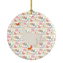 Load image into Gallery viewer, Sebastopol Goose Christmas Ceramic Ornament