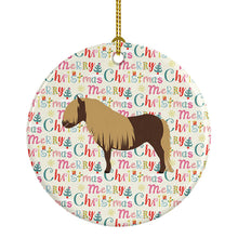 Load image into Gallery viewer, Shetland Pony Horse Christmas Ceramic Ornament