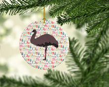 Load image into Gallery viewer, Emu Christmas Ceramic Ornament