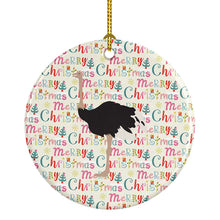 Load image into Gallery viewer, Common Ostrich Christmas Ceramic Ornament