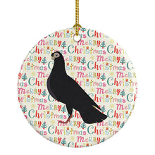 Load image into Gallery viewer, Budapest Highflyer Pigeon Christmas Ceramic Ornament