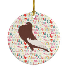 Load image into Gallery viewer, English Pouter Pigeon Christmas Ceramic Ornament