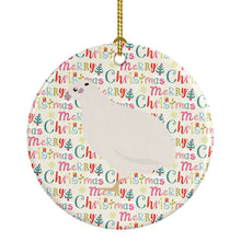 Load image into Gallery viewer, Texas Quail Christmas Ceramic Ornament