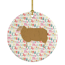 Load image into Gallery viewer, East Friesian Sheep Christmas Ceramic Ornament