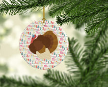 Load image into Gallery viewer, French Turkey Dindon Christmas Ceramic Ornament