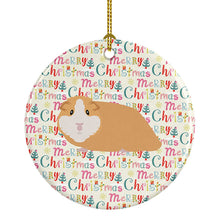 Load image into Gallery viewer, American Guinea Pig Christmas Ceramic Ornament
